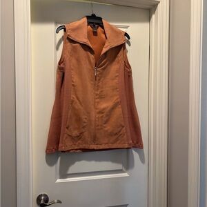 Multiples Women's Rust Sleeveless Vest